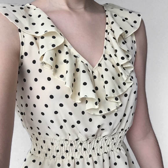 🎀 polka dot ruffle dress - Picture 2 of 4